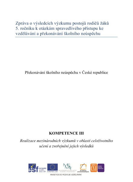 Zpráva o výsledcích výzkumu postojů rodičů žáků 5. ročníku