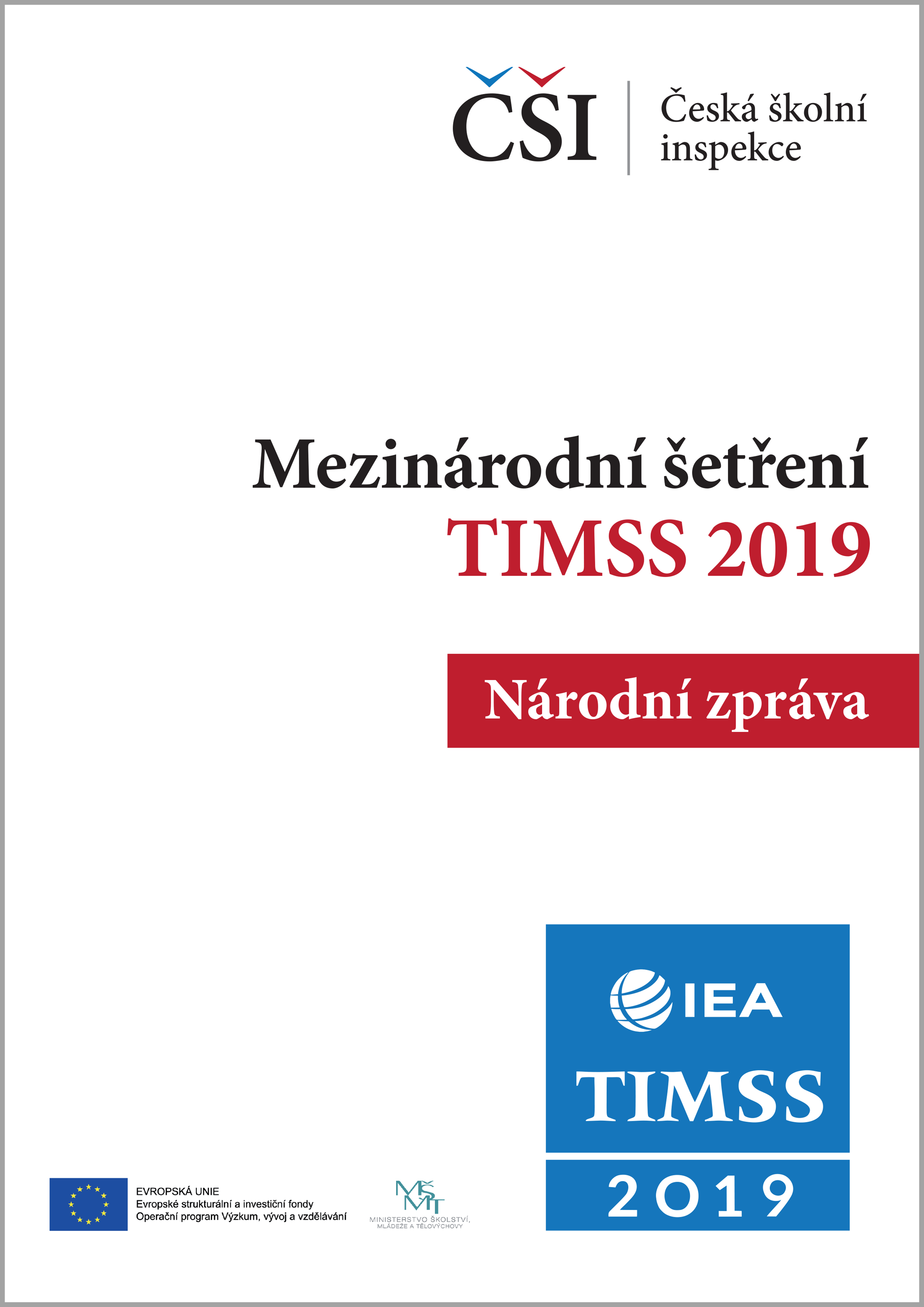Mezinárodní šetření TIMSS 2019 - Národní zpráva
