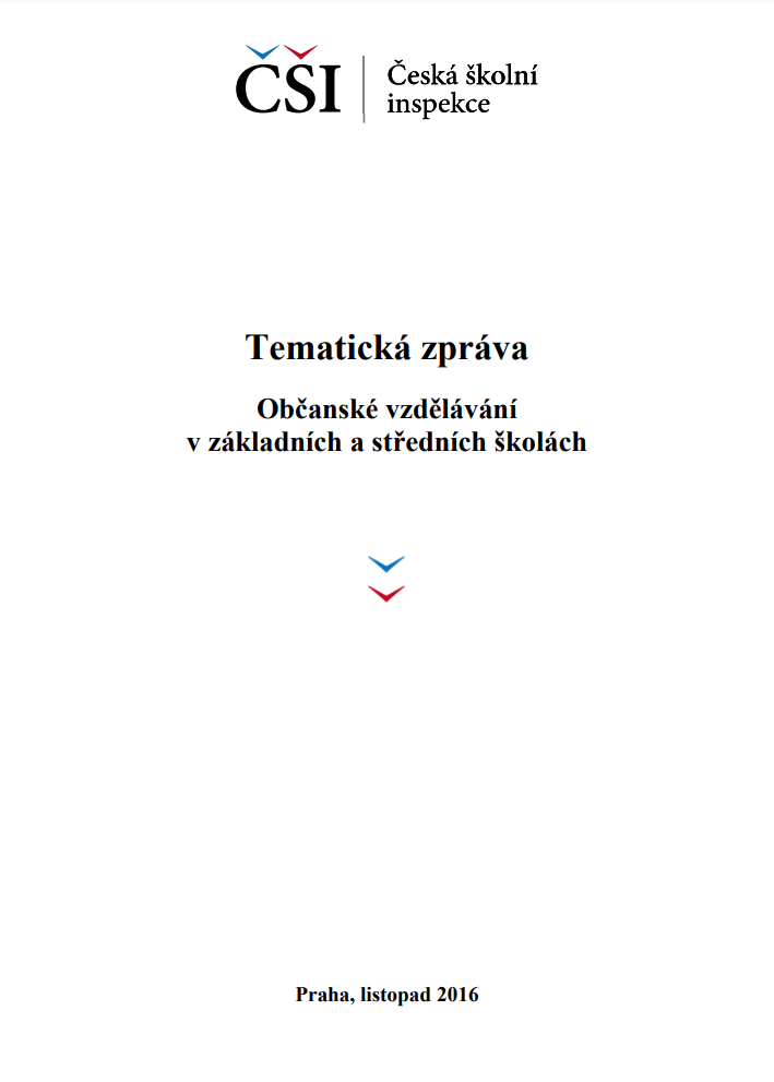 Tematická zpráva - Občanské vzdělávání v základních a středních školách