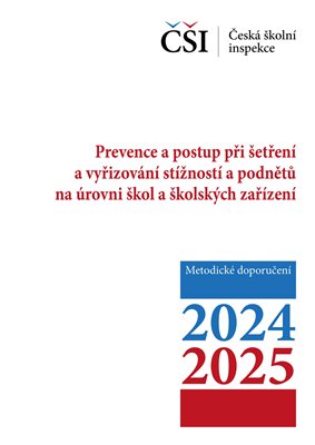Metodické doporučení prevence a postup při šetření stížností a podnětů