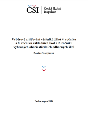 Závěrečná zpráva z výběrového zjišťování výsledků žáků 2014