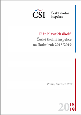 Plán hlavních úkolů České školní inspekce na školní rok 2018/2019